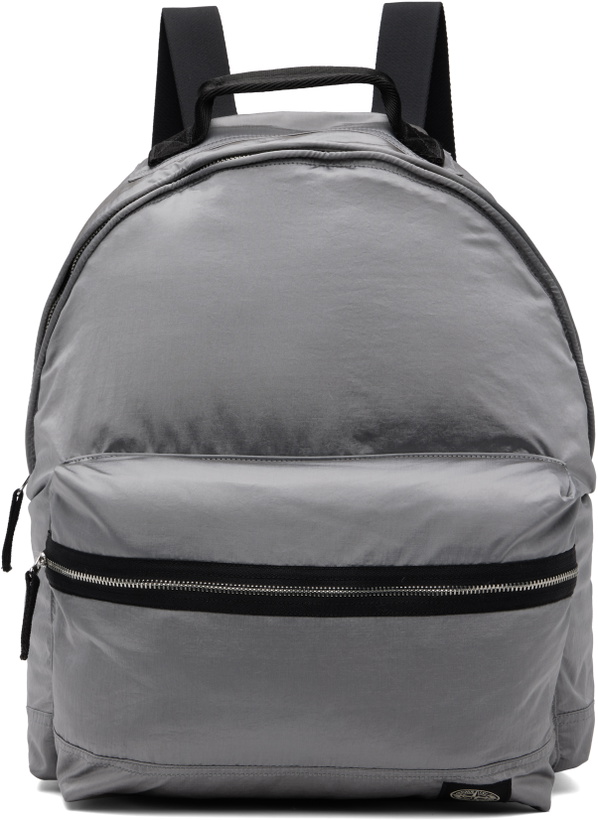 Photo: Stone Island Gray 9200014 Coated Nylon Metal ECONYL Backpack