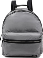 Stone Island Gray 9200014 Coated Nylon Metal ECONYL Backpack
