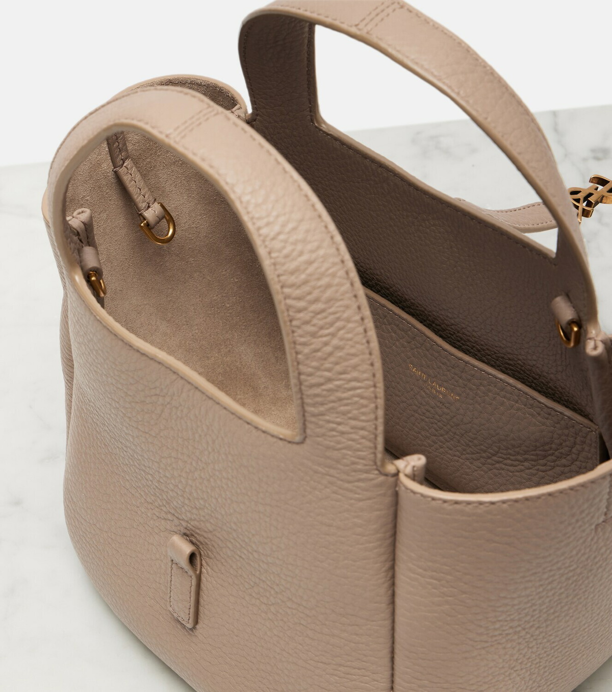 Saint Laurent Le 5 à 7 Bea Baby leather tote bag