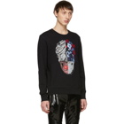 Alexander McQueen Black Patchwork Skull Sweatshirt
