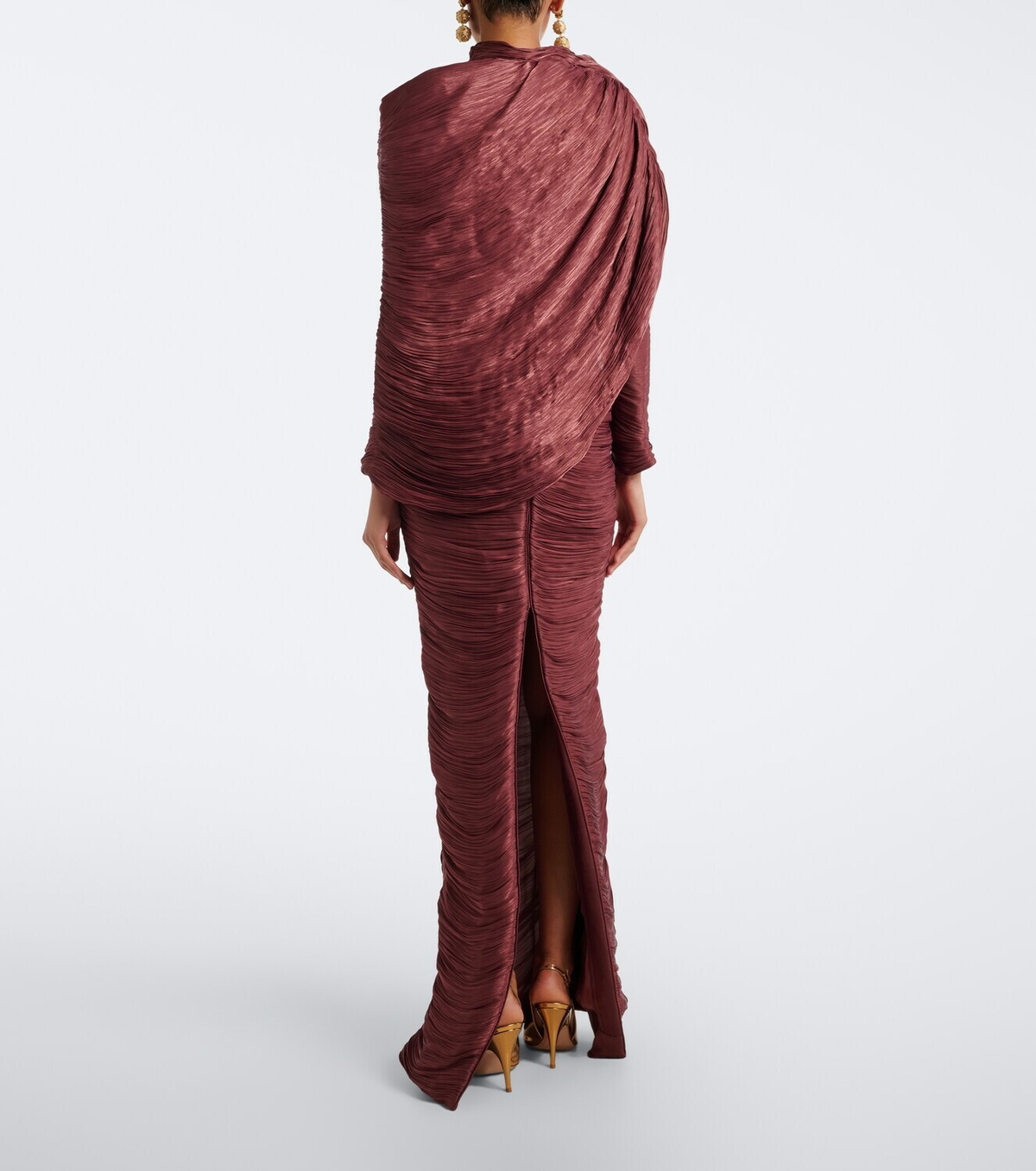 Marmar Halim Caped draped gown