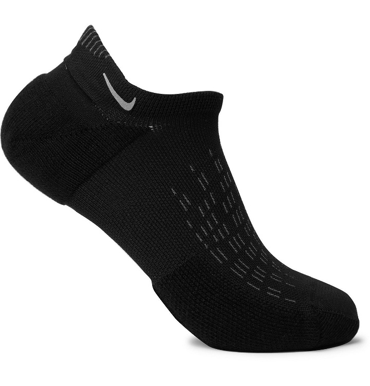 Photo: Nike Running - Spark Cushioned Dri-FIT No-Show Socks - Black