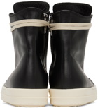 Rick Owens Black High Sneakers