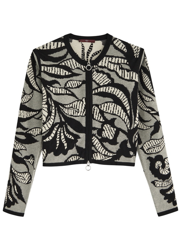 Photo: High Interesting Cotton-blend Cardigan Black