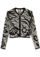 High Interesting Cotton-blend Cardigan Black