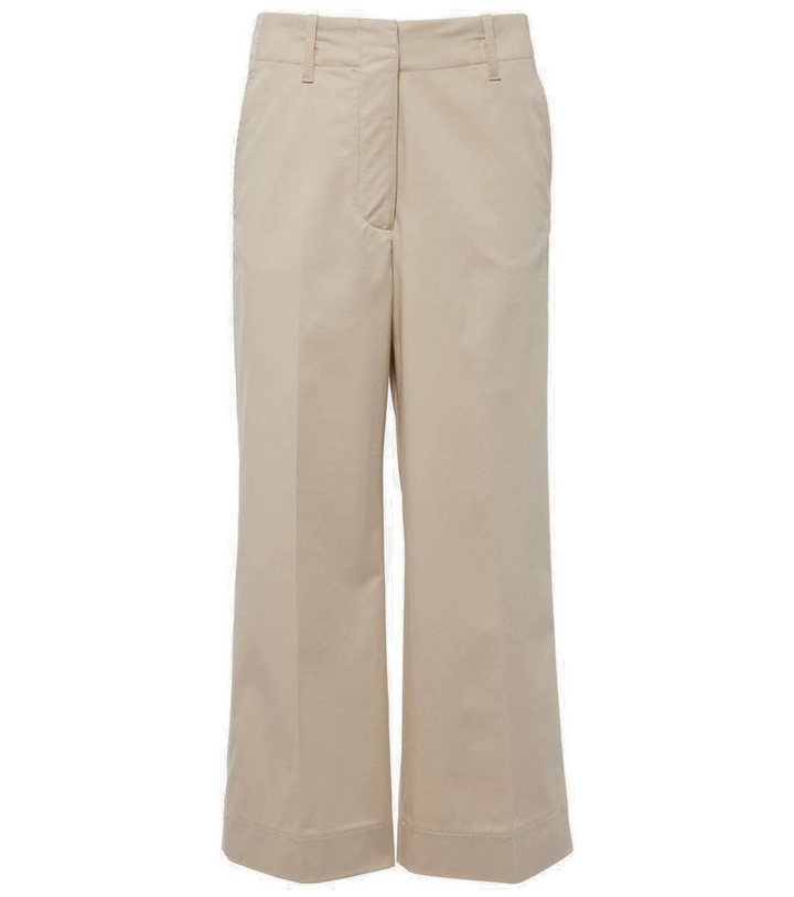 Photo: Proenza Schouler Amara cotton-blend wide-leg pants