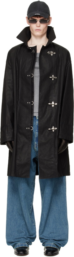 Photo: VETEMENTS Black Fireman Hooks Coat