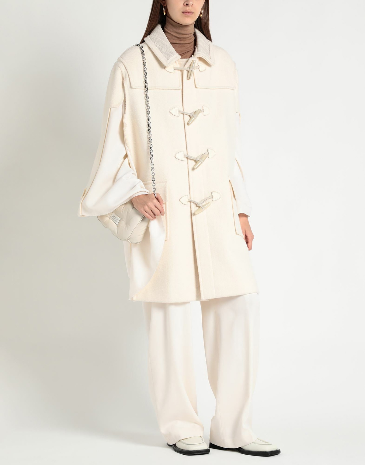 Maison Margiela Womens Coat in White