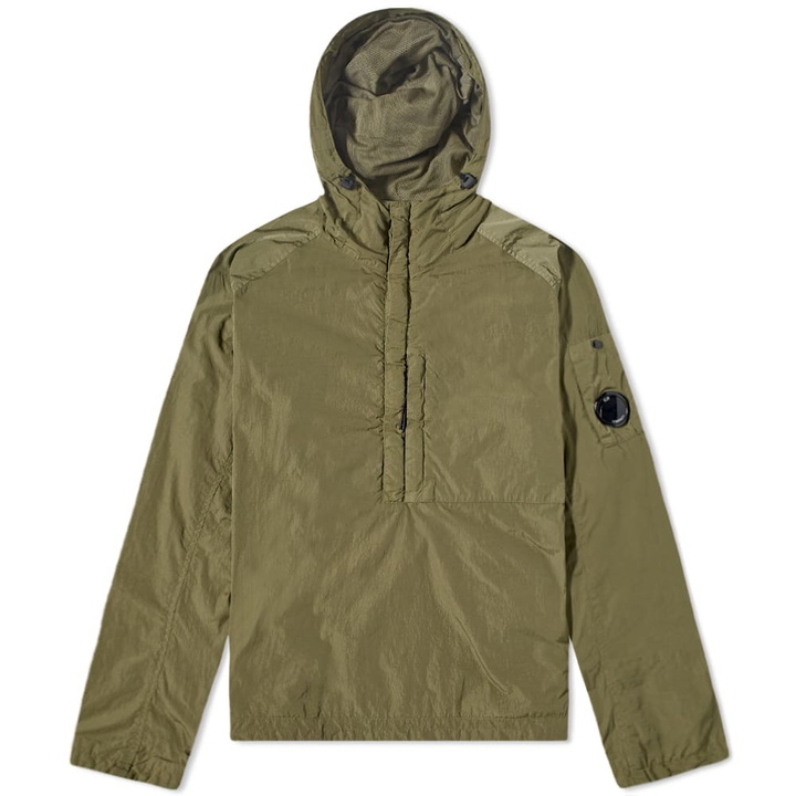 Photo: C.P. Company Chrome-R Arm Lens Popover Hooded Overshirt