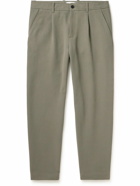 Mr P. - Cotton-Twill Trousers - Green
