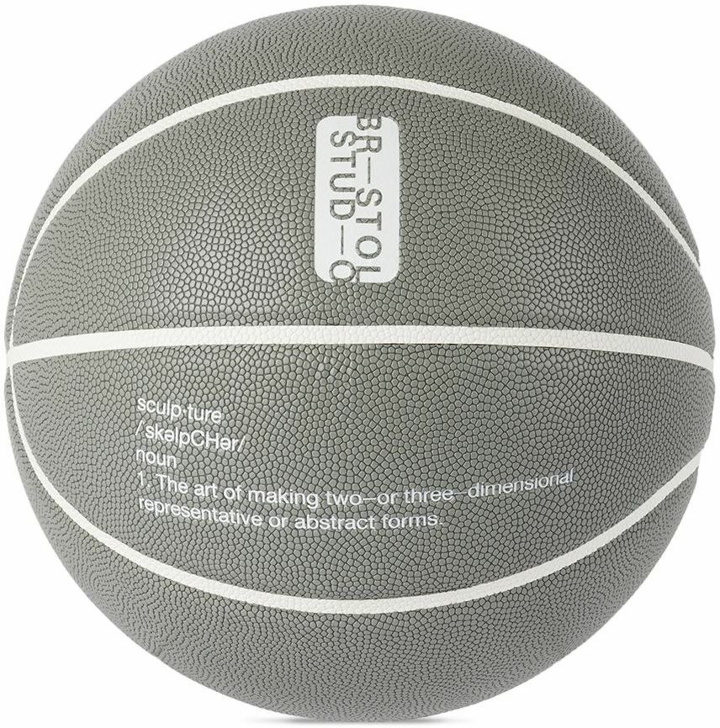 Photo: Bristol Studio SSENSE Exclusive Gray Pebbeled Basketball