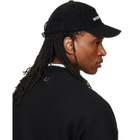 WOOYOUNGMI Black Embroidered Ball Cap