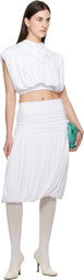 Nicklas Skovgaard White Petra Midi Skirt