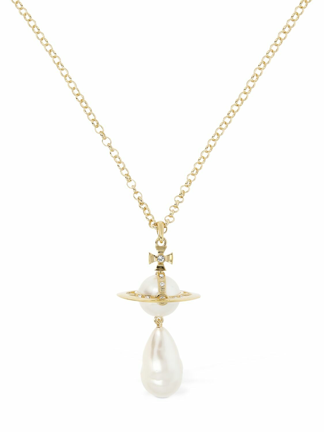 Vivienne Westwood  Giant Faux-Pearl Drop ネックレス VIVIENNE WESTWOOD Giant Faux Pearl Drop Pendant Necklace