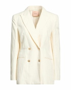 Twinset Womens Blazer Ivory