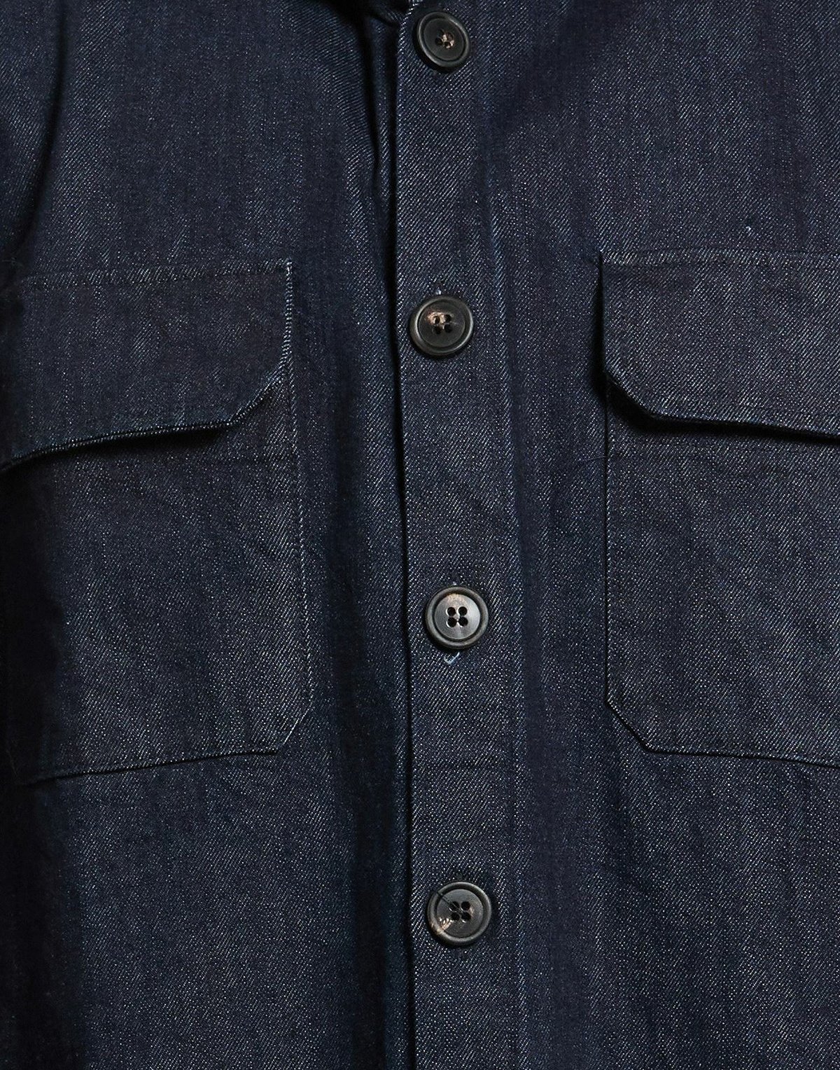 Crossley Mens Denim shirt in Blue