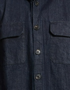 Crossley Mens Denim shirt in Blue