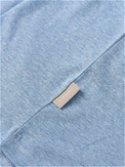 Zimmerli - Filo di Scozia Cotton and Linen-Blend T-Shirt - Blue