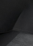 Eileen Fisher Sheer Silk-chiffon Poncho Black