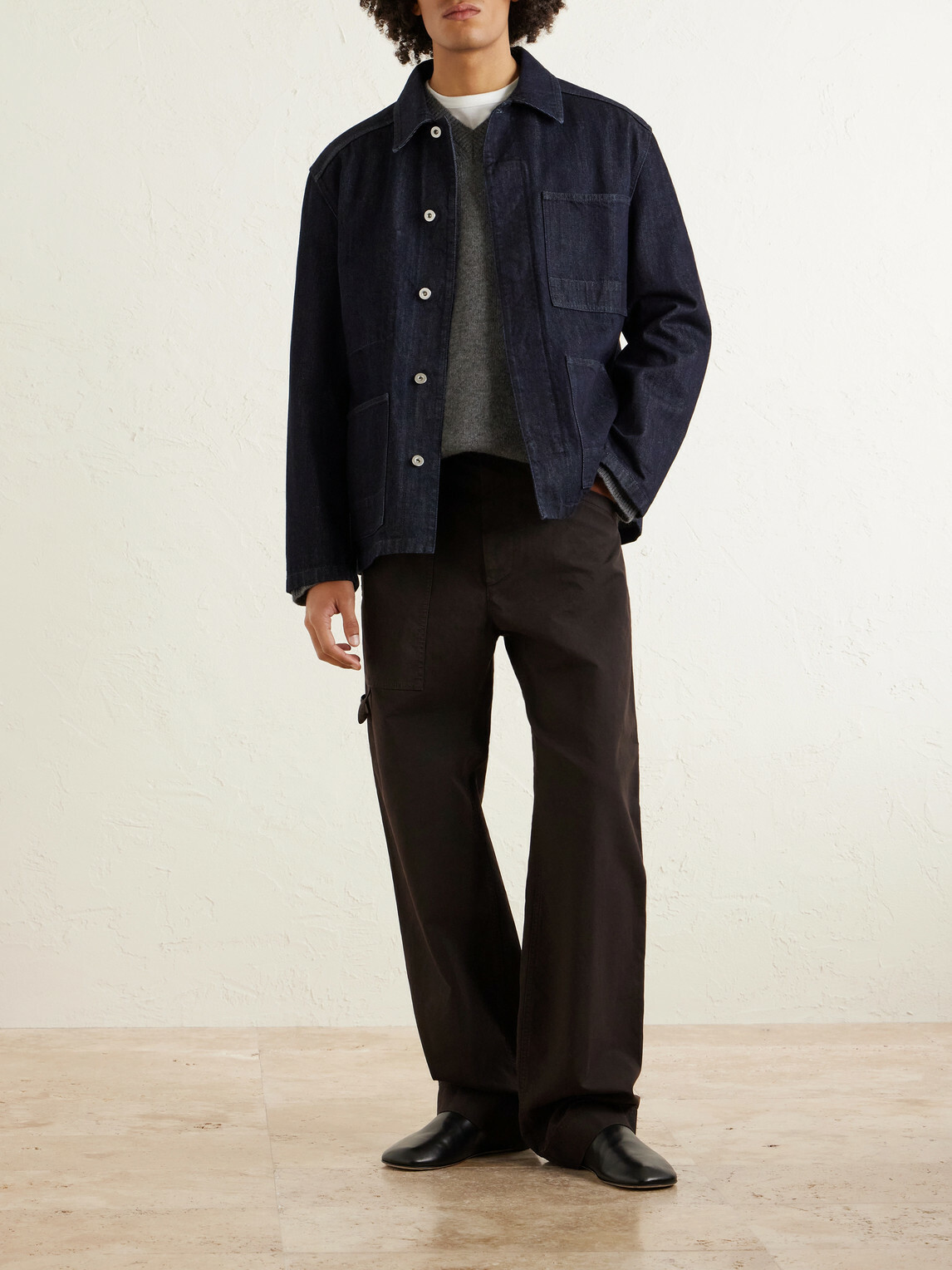 Jil Sander - Denim Blouson Jacket - Blue