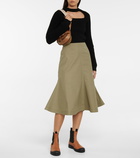 Loewe - Gate Dual Mini leather and jacquard shoulder bag