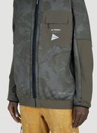 adidas Terrex x And Wander Graphic Print Hooded Jacket