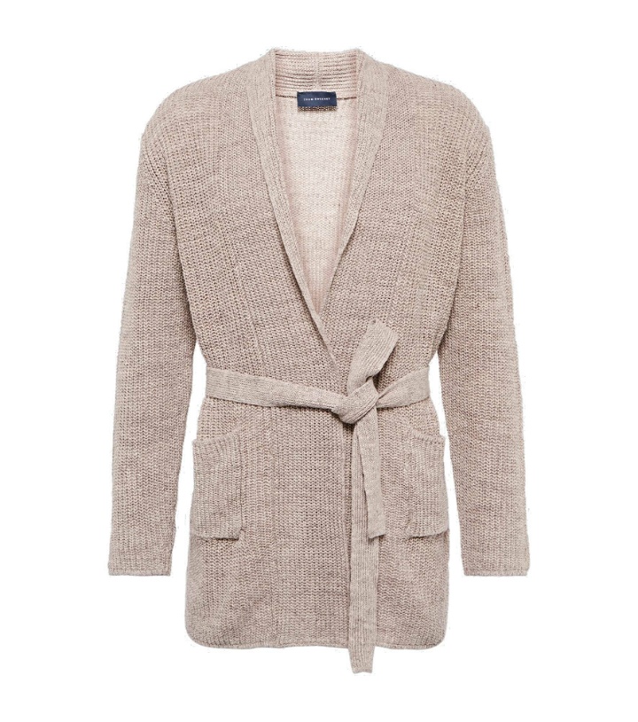 Photo: Thom Sweeney - Belted linen cardigan