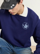 NAHMIAS - Youth Enrichment Logo-Print Cotton-Jersey Sweatshirt - Blue