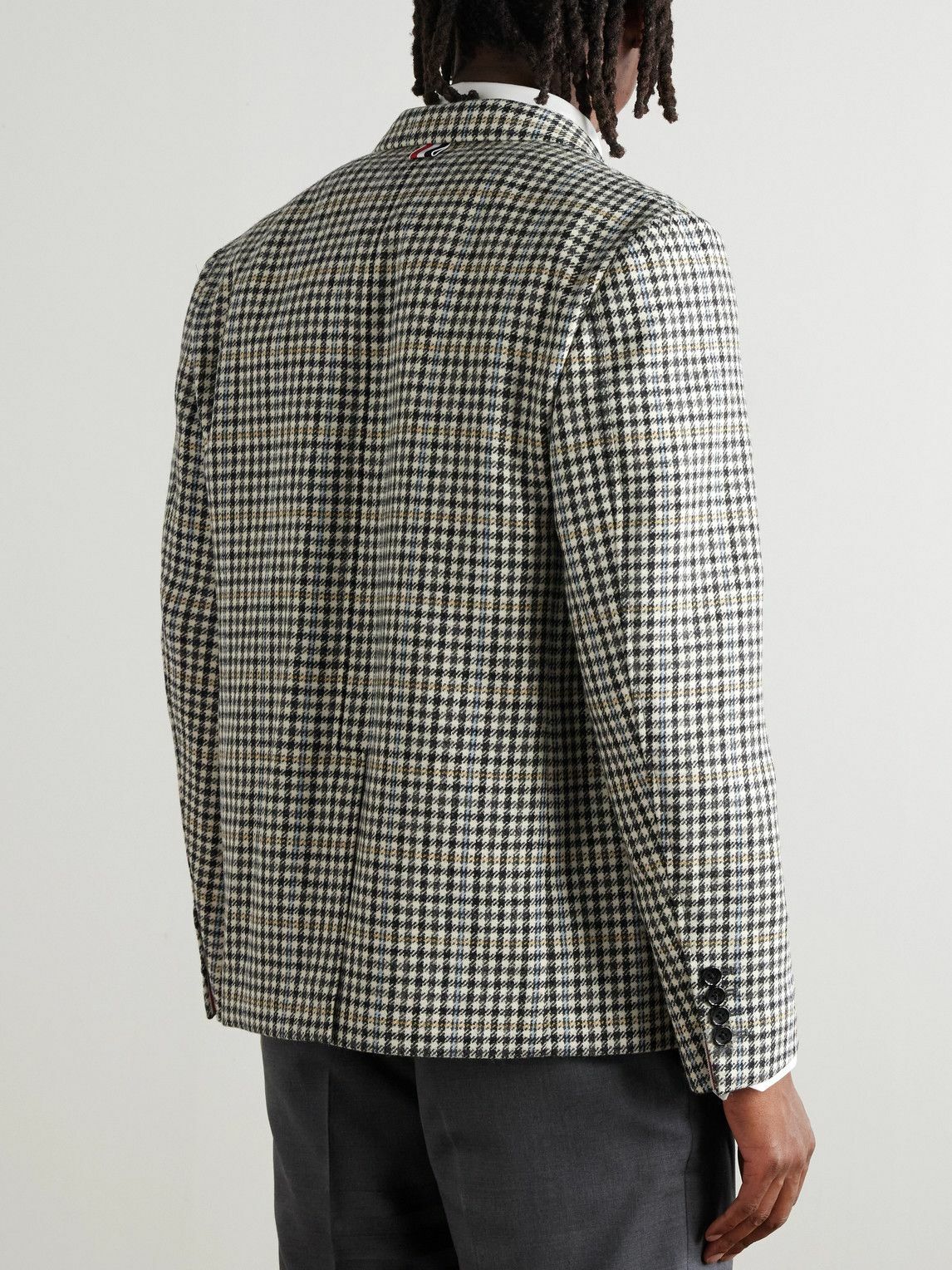 ジャケット Thom Browne Multicolor Wool Blazer THOM BROWNE Prince of Wales checked wool blazer | THE OUTNET