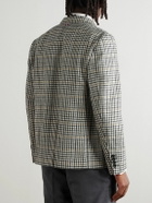 Thom Browne - Unstructured Checked Houndstooth Wool-Tweed Blazer - Gray