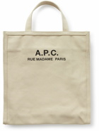 A.P.C. - Recuperation Logo-Print Cotton-Canvas Tote