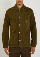 PS Paul Smith Chore Stretch-cotton Overshirt Green