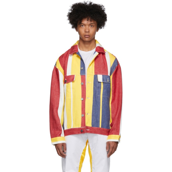 Photo: Etudes Multicolor Karl Kani Edition Linen Denim Vertige Jacket