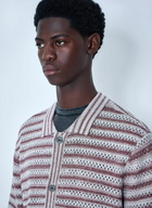 ACMH Button-Front Knit Cardigan