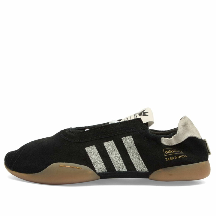 Photo: Adidas x SFTM Taekwondo Mei Sneaker in Core White/White/White
