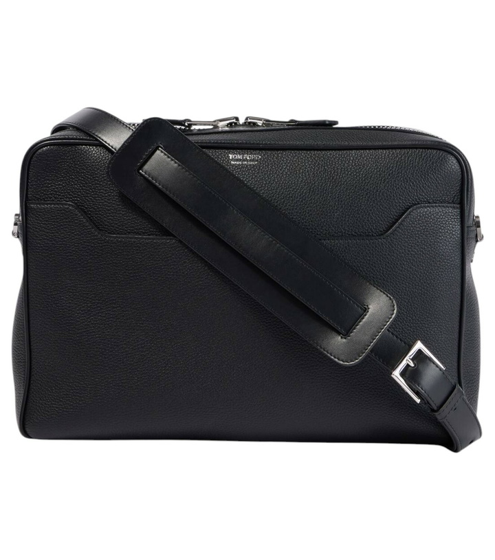 Photo: Tom Ford Buckley leather messenger bag