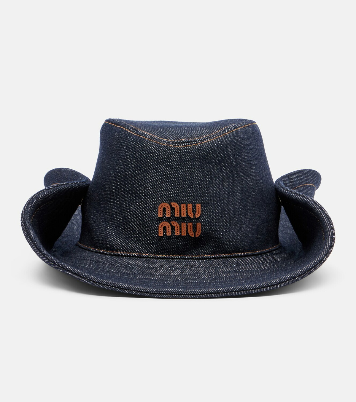 Miu Miu Denim cowboy hat
