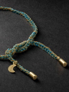 Carolina Bucci - Lucky Wisdom Gold and Silk Bracelet