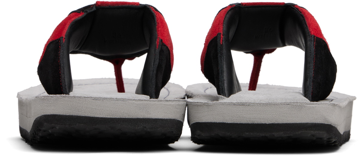 ABRA Red & Gray XXL Flip-Flops