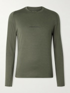 Portal - Lateral Peak Logo-Print Recycled-Jersey T-Shirt - Green