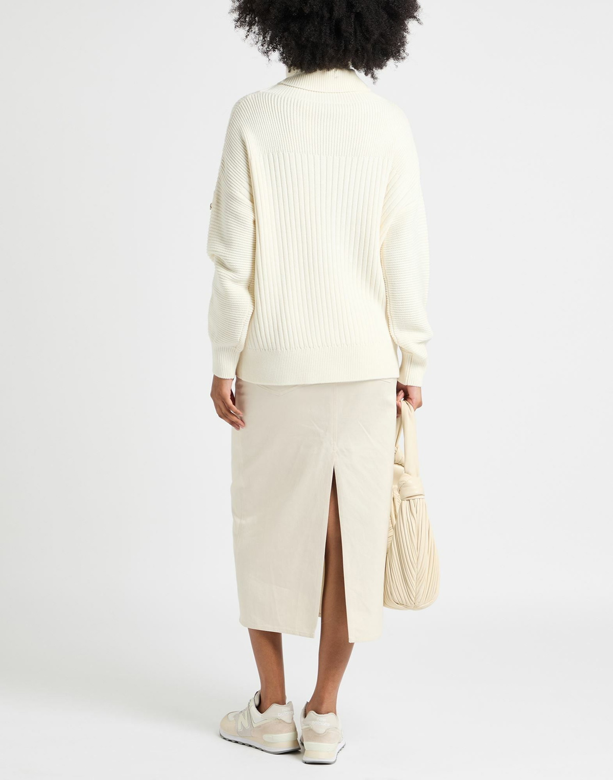 Moncler X Willow Smith Womens Turtleneck Cream