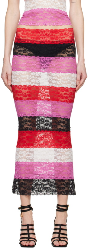 Photo: Sinead Gorey Multicolor Paneled Maxi Skirt