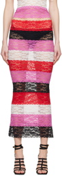 Sinead Gorey Multicolor Paneled Maxi Skirt