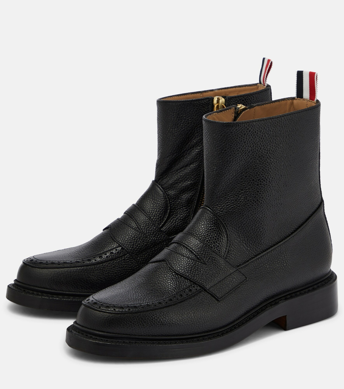 Thom Browne - Leather ankle boots