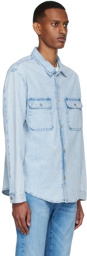 Frame Blue Cotton Shirt