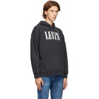 Levis Black Logo Hoodie