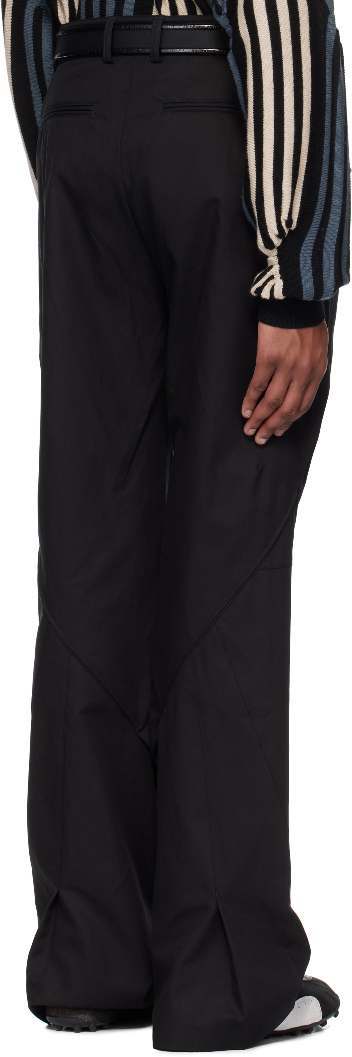 Kiko Kostadinov Black Alec K-Dart Trousers Kiko Kostadinov