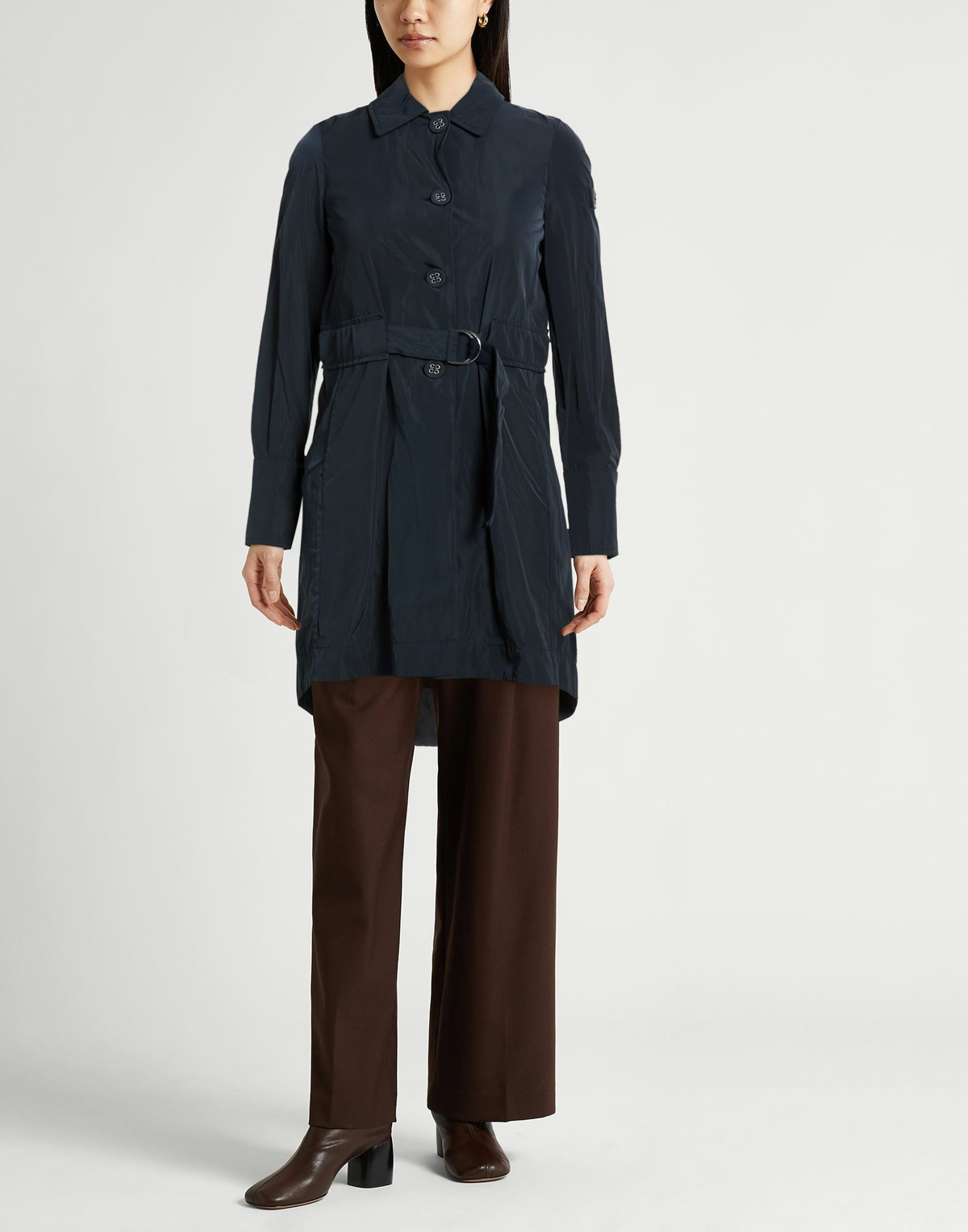 Peuterey Womens Overcoat & Trench Coat Midnight in Blue