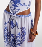 Bananhot Riley printed cotton maxi dress