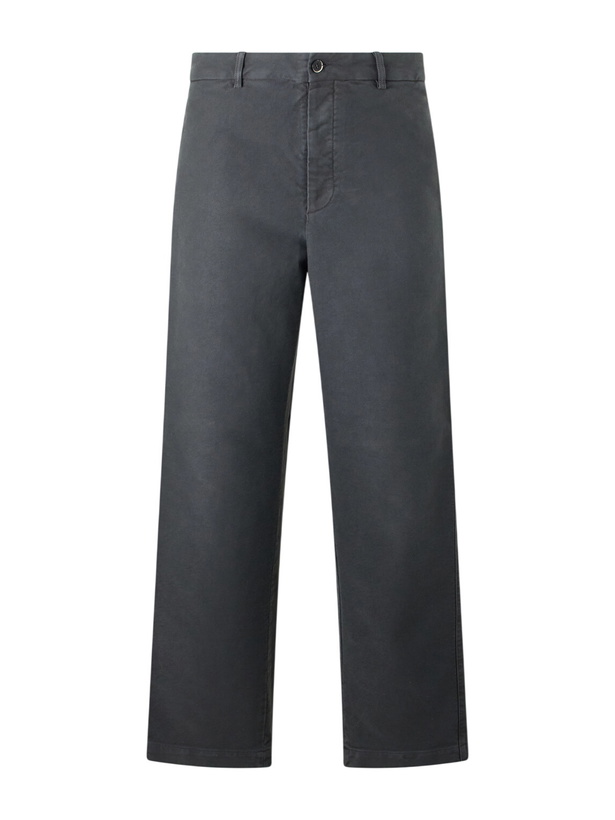 Photo: Barena - Straight-Leg Cotton-Satin Trousers - Gray